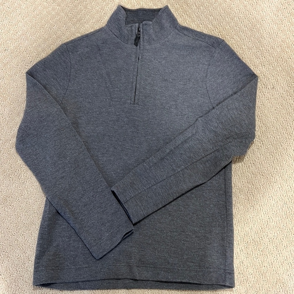 Banana Republic Long Sleeve 3/4 Zip Polo